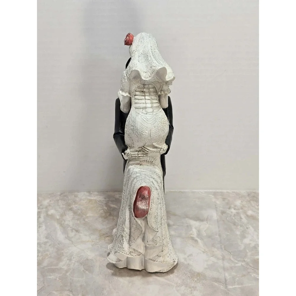 Day of the Dead Skeleton Bride Groom‎ Figurine Gothic 💀🌹Walgreens EUC